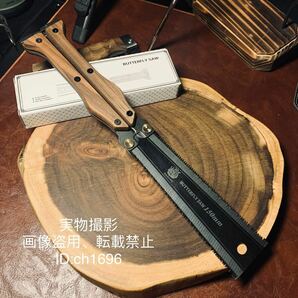 キャンプ用 BUTTERFLY SAW 超高品質 折りたたみのこぎり 軽量持ち運び便利 アウトドア 野外登山 収納セイズ16x5x1.5cmの画像1