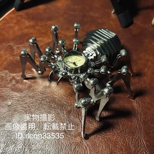  hour .. all metal high quality clock bracket clock silver accessory 