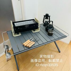 超高品質 大セイズ105x61x42cm 折りたたみテーブルアルミ合金製 超軽量3.3kg キャンプ アウトドア 収納ケース付き