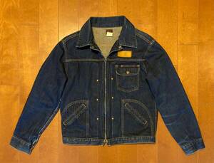 ネペンテス　ホッグス　フロントジップ　デニムジャケット　38　wrangler 11MJZタイプ　日本製　HOGGS　made in JAPAN　ラングラー