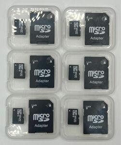 【新品未使用・ケースに汚れ】microSDカード　32GB 6枚まとめ売り