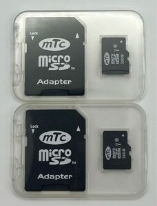 【新品未使用】microSDカード　32GB 2枚まとめ売り SDアダプター付