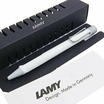 LAMY ラミー Safari サファリ L219WT ホワイト ノック式 ボールペン ブラック芯（中字 M）_画像1
