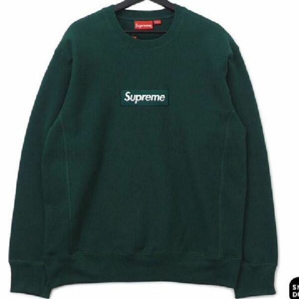 Supreme Box Logo Crewneck Sweatshirt "Green"