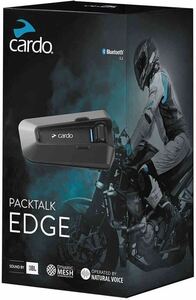 【新品未使用】Cardo Packtalk Edge 高性能 インカム 最新ver3.10 日本語設定済み 日本語説明書付き