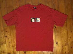 ☆ジーユー × 機動戦士ガンダムSEED【GU×GUNDAM】ルーズフィット 半袖Tシャツ プリントTシャツ XL 赤 レッド