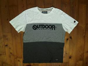 ☆アウトドア プロダクツ【OUTDOOR PRODUCTS】半袖Tシャツ コットンTシャツ LL 白 グレー 黒