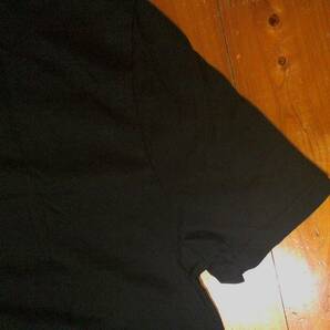 ☆トミーヒルフィガー 【TOMMY HILFIGER】ロゴ クルーネック半袖シャツ コットンＴシャツ M 黒 ブラック の画像8