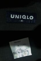 ☆未使用☆旧タグ・レトロ ユニクロ【UNIQLO】長袖シャツ コットンシャツ M 濃いグレー　ダークグレー_画像6