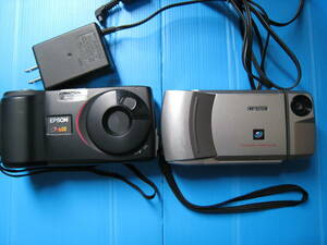 CASIO LCD Digital Camera QV-100 + EPSON CP-600 +DC変換ケーブル