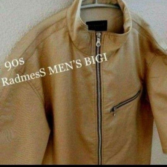 90s　RadmesS MEN'S　BEGI/メンズ・ビギ　半袖ブルゾン