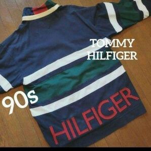 【希少】90sTOMMY HILFIGER トミーヒルフィガー　