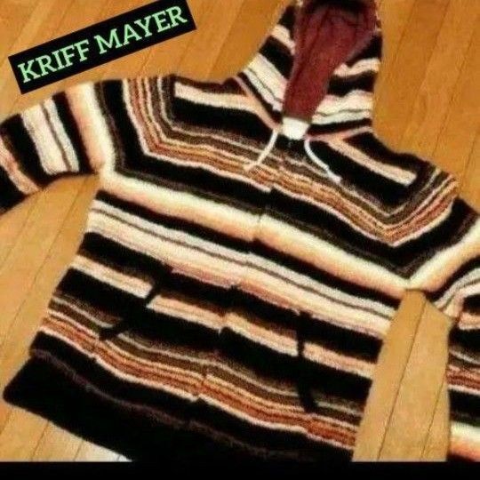 KRIFF MAYER/クリフメイヤー パイル地パーカー メンズLサイズ