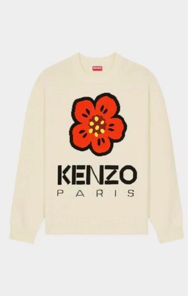 新品タグ付き　KENZO ケンゾー BOKE FLOWER ロゴニット