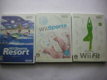 Wii　スポーツリゾート Wii Sports　Ｒｅｓｏｒｔ wiiフィット　 Wii Sports　 (wiiスポーツ)　中古品_画像1