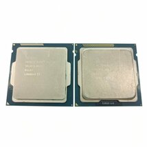 intel インテル CPU Core i7-4770 3.40GHz & i5-3470 3.20GHz 2枚セット LGA 1150 1155 自作 PCパーツ まとめ売り ジャンク 中古_画像2