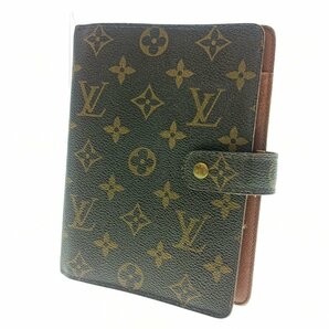 LOUIS VUITTON ルイヴィトン モノグラム 手帳カバー アジェンダMM SP0919 6穴式 カードケース バイブルサイズ ブランド 小物 中古の画像1