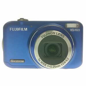 FUJIFILM 富士フィルム FINEPIX JX400 コンパクトデジタルカメラ ブルー バッテリー 充電器付 平成 レトロ コンデジ 光学機器 中古の画像2