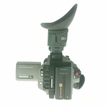 SONY ソニー デジタルビデオカメラ DCR-VX2100 DVテープ 通電 充電器付属 ハンディカム ダビング 当時物 アンティーク 現状品 中古_画像4