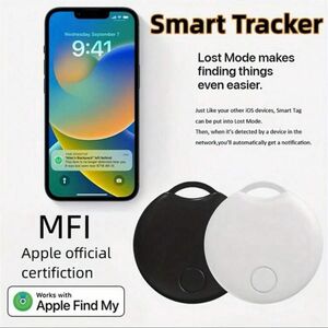 【新品】Apple互換 盗難発見 紛失防止トラッカー Finder My認証 ブラック