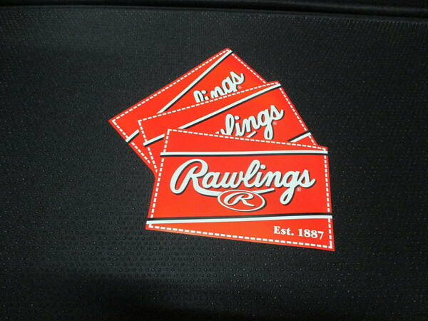 送料無料◆Rawlings◆ステッカー◆非売品◆シールタイプ◆ローリングス◆３枚セット◆即納◆