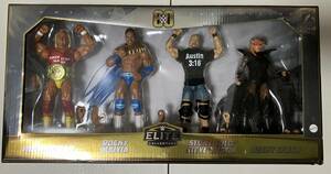 WWE Mattel Elite 60th Anniversary Pack память упаковка Hogan Austin Rock Hogan первый период версия Mattel Professional Wrestling фигурка новый товар нераспечатанный очень редкий 