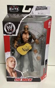 WWE Mattel Elite Hollywood Rock Mattel The * lock figure WWF Professional Wrestling new goods unused 