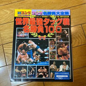 週刊ゴング12月27日増刊 平成8年 ゴング名勝負大全集 世界最強タッグ戦 名勝負100の画像1