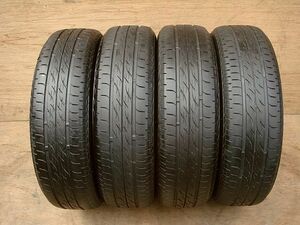 送料無料！21年製　ブリヂストン・ネクストリー/NEXTRY 155/65R14 中古4本セット