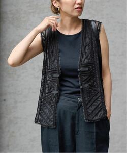 FRAMeWORK フレームワーク　チュール刺繍ベスト　ジレ　ベスト　チュール刺繍VEST 231012