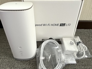 【美品】 Speed Wi-Fi HOME 5G L13 ZTE ZTR02 SIMフリー 判定〇