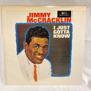 40421N 輸入盤12inch LP★JIMMY McCRACKLIN /I JUST GOTTA KNOW ★NAS-1031