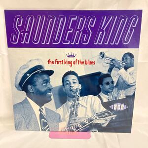 40421N 輸入盤12inch LP★SAUNDERS KING /THE FIRST KING OF THE BLUES ★CHD248