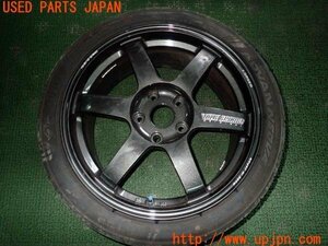 3UPJ=15630961]BMW M135i(1B30 F20)中期 RAYS VOLK RACING TE37SAGA レイズ ホイール② 18×8J +45 PCD120 5穴 1本 中古