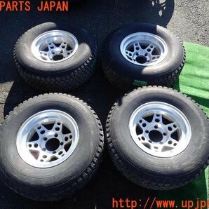 3UPJ=12560942]三菱ジープ(J58(改))Jeep J50系 zona 15インチホイール スタッドレス 8J +55 4本 中古の画像1