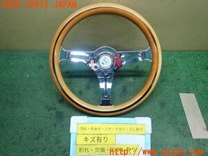 3UPJ=13690617]ランクル80(FZJ80)後期 社外 ステアリング ウッド 330mm 中古