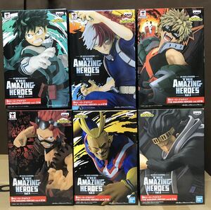 僕のヒーローアカデミア THE AMAZING HEROES vol.1〜vol.6 フィギュア 6種セット 未開封