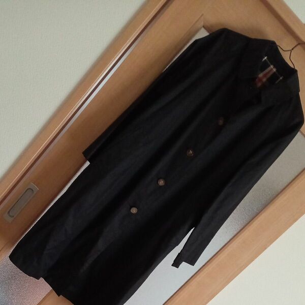 BURBERRY　ステンカラー コート 黒 モード