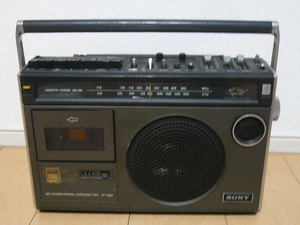 レトロ! SONY ソニー CF-1980 AM/FM ラジオカセットコーダー アンティーク!