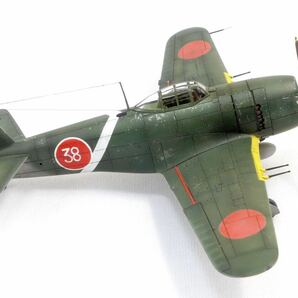 アオシマ 1/72 エース列伝 川西 紫電改 第343航空戦闘隊701「維新隊」塗装済み完成品の画像7