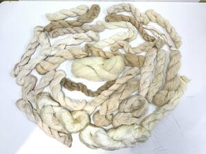 3751■　絹糸 大量おまとめ シルク SILK 織り糸 織物 着物 着尺 色 未使用 長期保管品