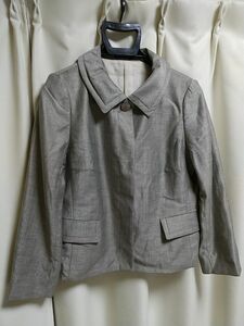 Aquascutum アクアスキュータム 背抜き グレージャケット size8