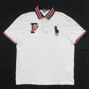 ポロ ラルフローレン ウイングフット ビッグポニー 半袖 ポロシャツ L POLO RALPH LAUREN