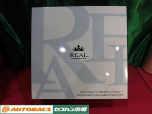 ●REALオリジナルステアリング【プロBOX用TYB-LPB-BK】360ｍｍ中古美品！