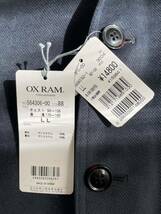 【送料無料】新品 メンズ テーラードジャケット ブレーザー OX RAM COLLEZIONI 全日本紳士服産業協議会_画像5