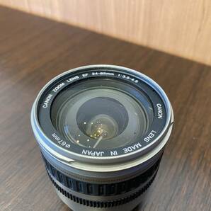 キヤノン Canon EF 24-85㎜ F3.5-4.5 シルバー カメラ レンズ フロントキャップ リアキャップ★ｈ1384の画像4