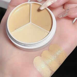 限定価格 3色コンシーラー/シェーディング/クリームコンシーラー/コンシーラーパレット/白/mini
