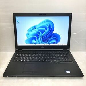 [Windows11]15.6型ビジネスノート 快適SSD 富士通 LIFEBOOK E558/S (Core i5-7300U 2.6GHz/8GB/SSD 256GB/Wi-Fi/Webカメラ)[297803-]