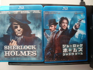 SHERLOCK HOLMES シャーロック・ホームズシリーズ２枚　Blu-rayディスク　新品同様