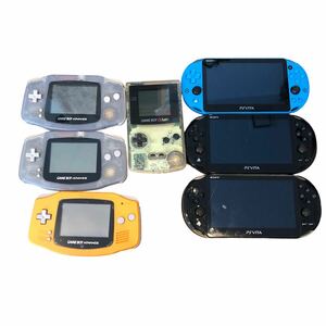 [ Junk ] mobile game machine body set sale VITA GBC GBA Game Boy color Game Boy Advance 1 jpy ~